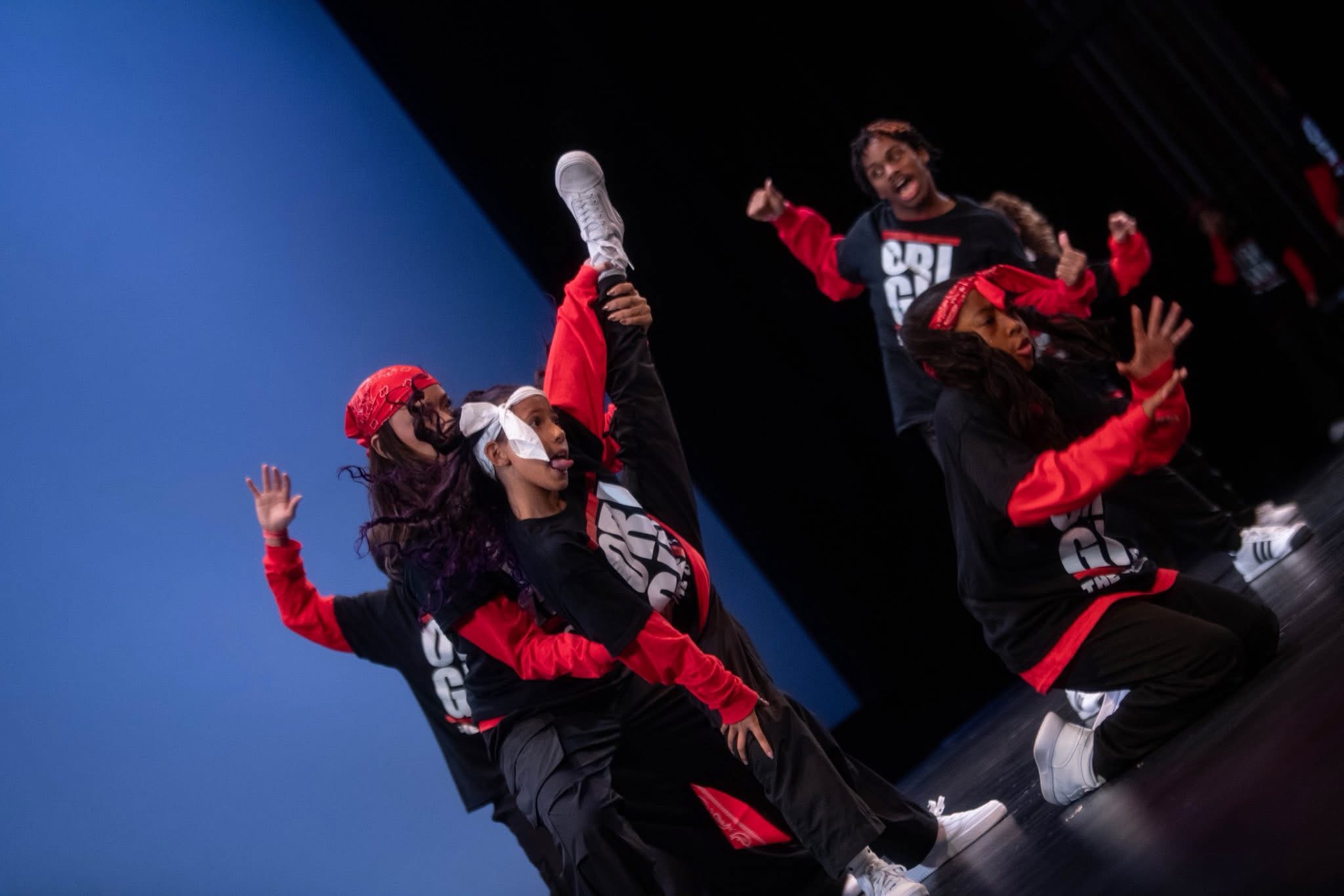 Origin dancers bringing energy and movement to the stage